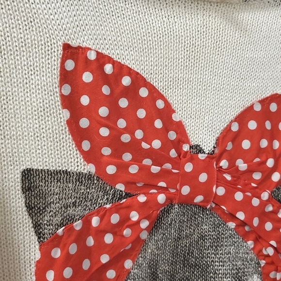 Ness - Cat sweater with denim cuffs - Size L - Picture 5 of 10